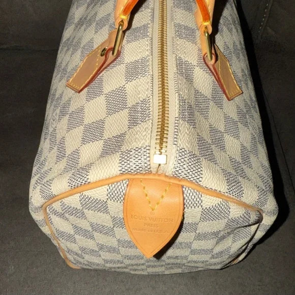 Authentic Louis Vuitton Damier Azure Speedy 30