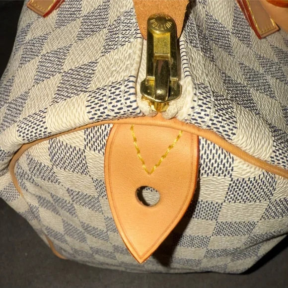 Authentic Louis Vuitton Damier Azure Speedy 30
