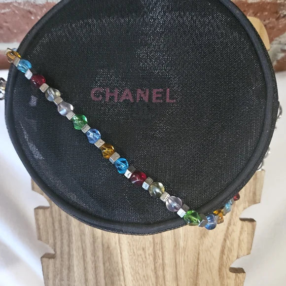 Chanel Black Mesh Round Bag