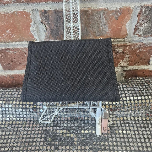 Dior Black Clutch with Gold Chain