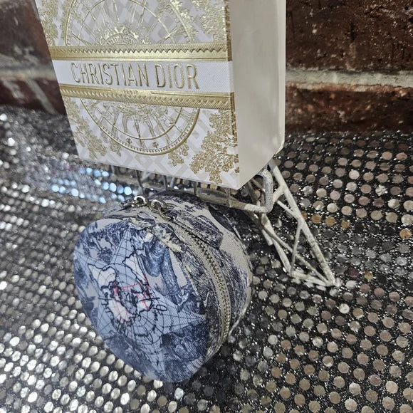 Dior Around The World Round Zippered Pouch With Miss Dior Perfume