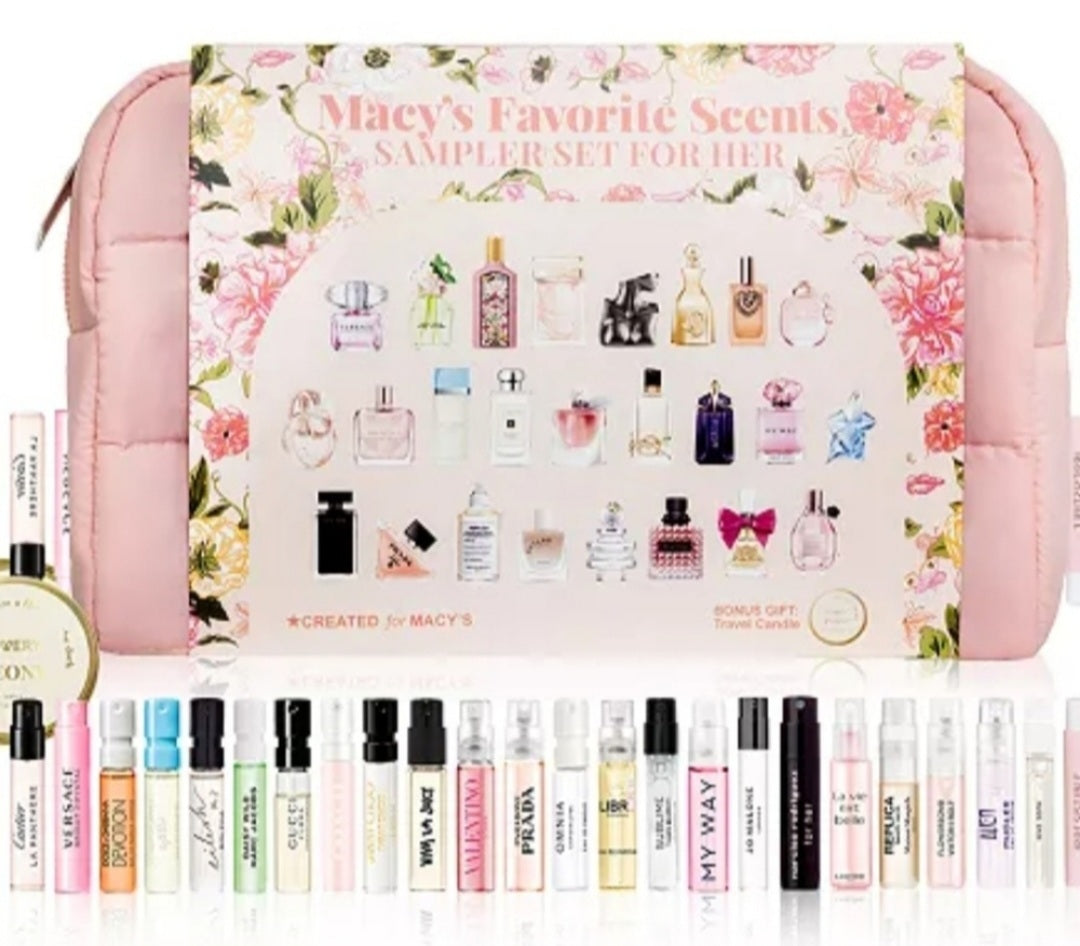 Macy's Floral perfume discovery set