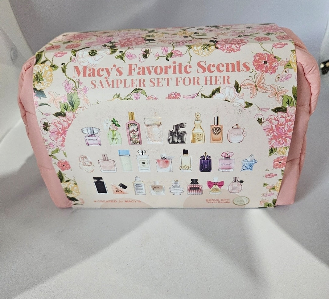 Macy's Floral perfume discovery set