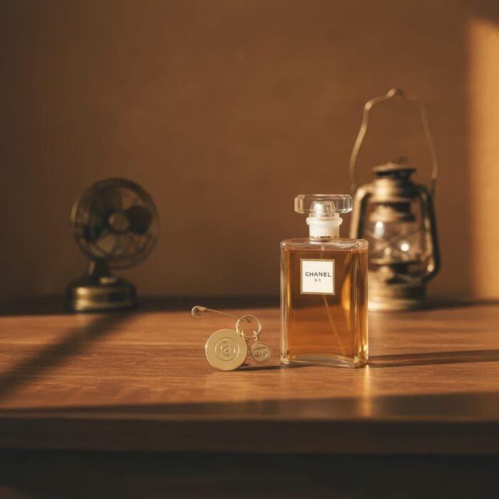 Chanel Gold Charms with Perfume Sample