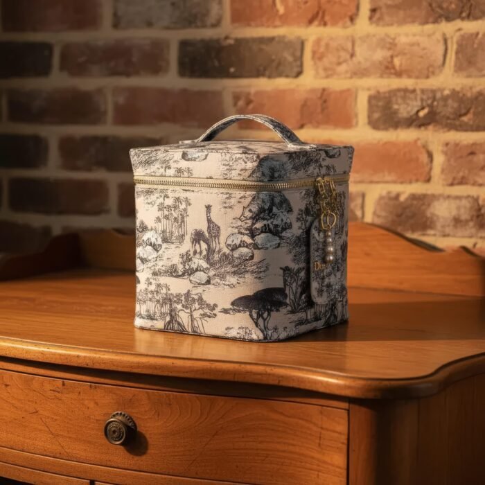 Dior Aroun T e Wor Zippered Large Train Case with Luxury Samples