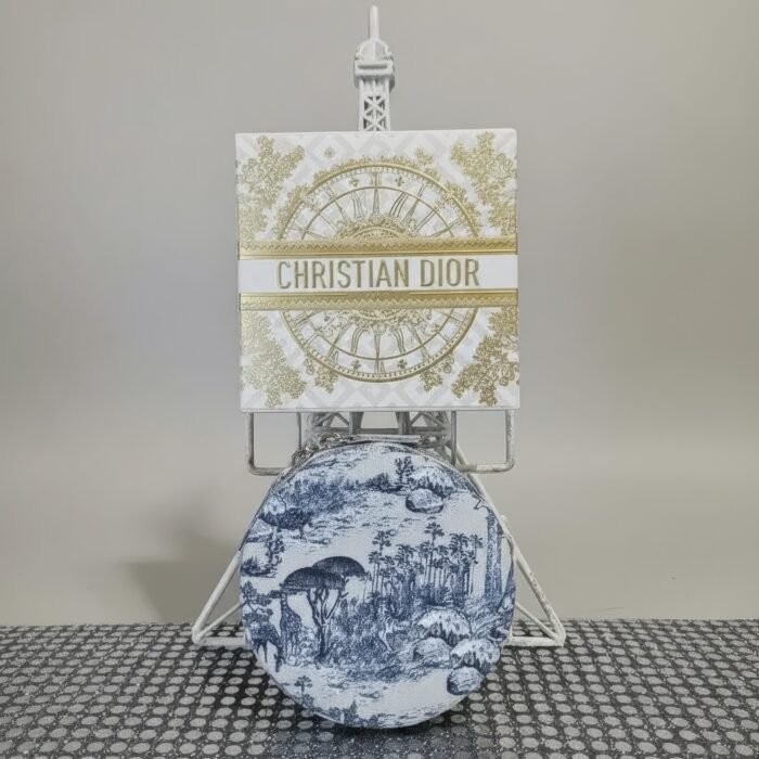 Dior Around the World Round Zippered Jewelry Box with Miss Dior Small Perfume