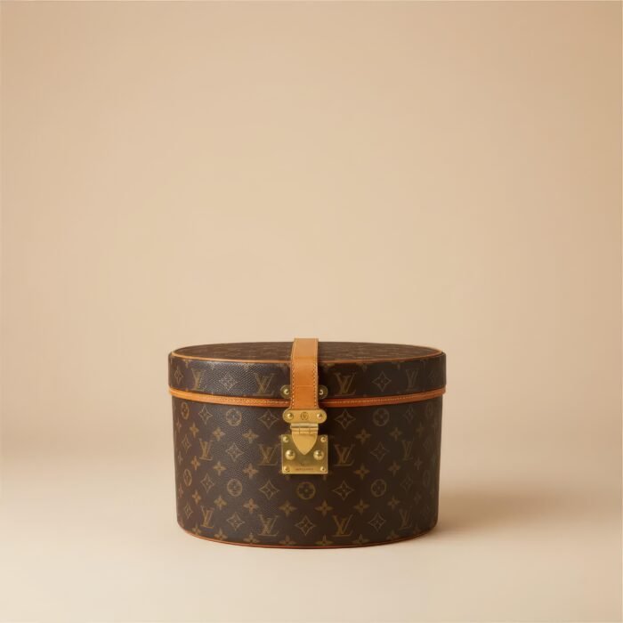 Authentic Louis Vuitton Boite a chapeaux 40 Hat Box Made Is France AS0025